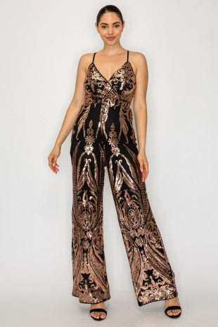 All Glitter & Gold Jumpsuit