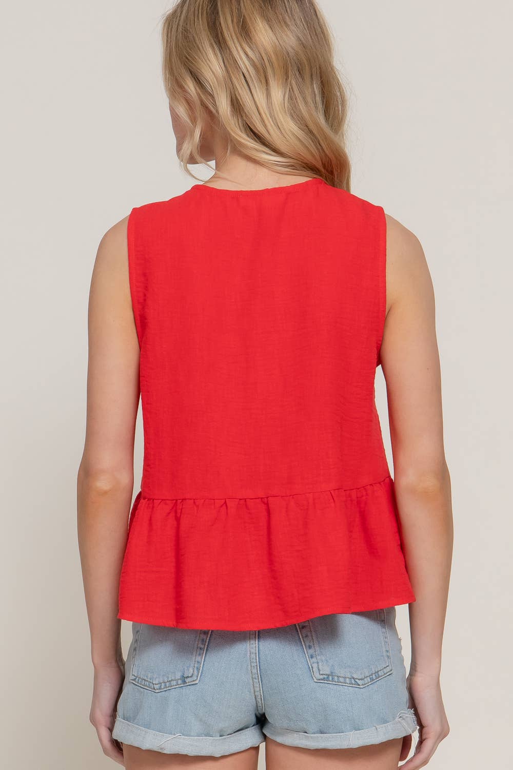 Sleeveless Pretty Bow Top