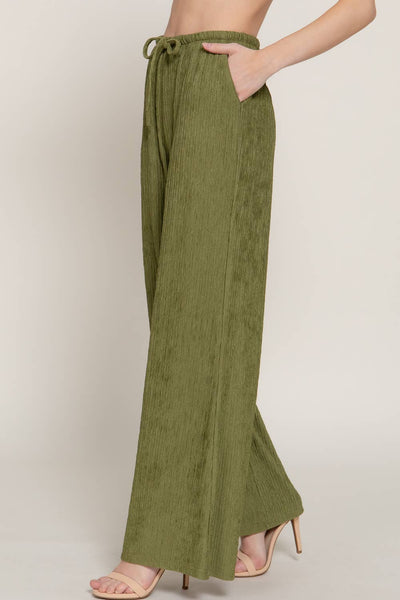 Crinkle Knit Pants