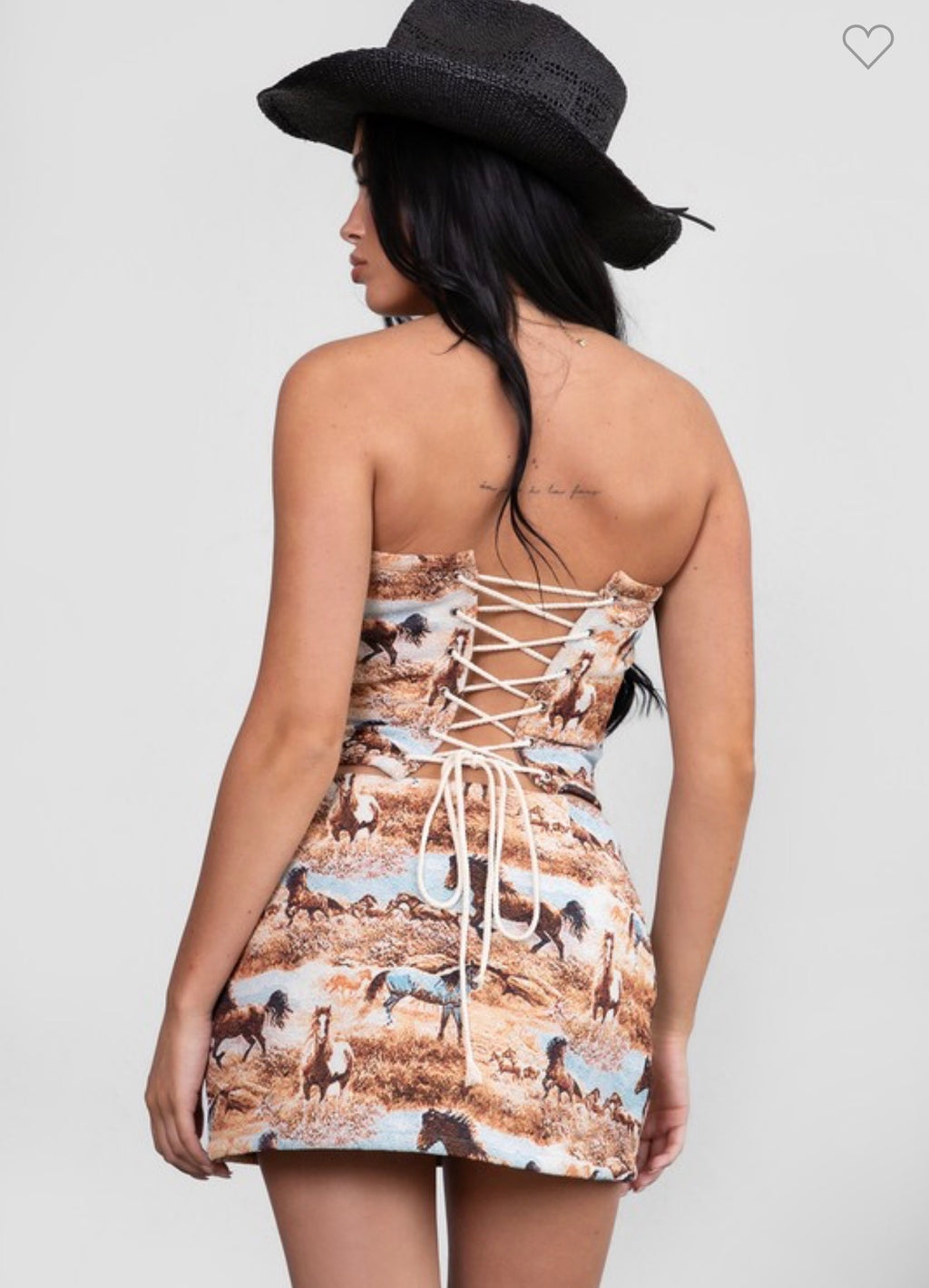 Wild West Wander Corset Top