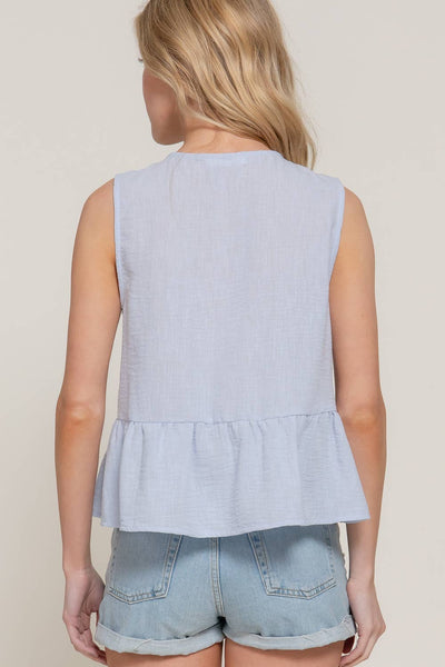 Sleeveless Pretty Bow Top