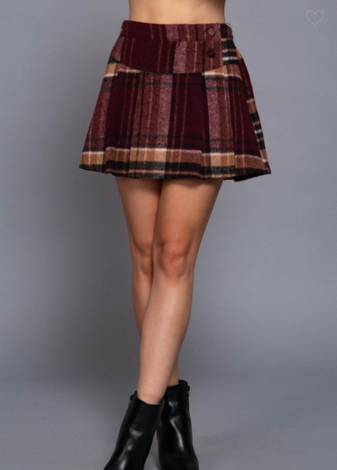 Cabin Crush Plaid Skort