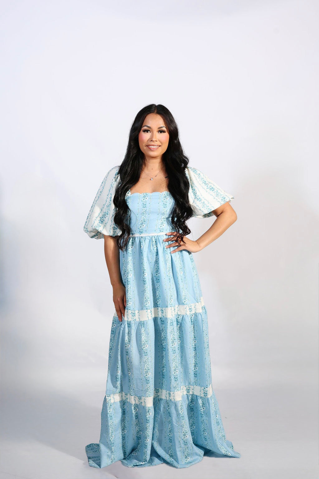 Midwest Floral Belle Bodice Dress