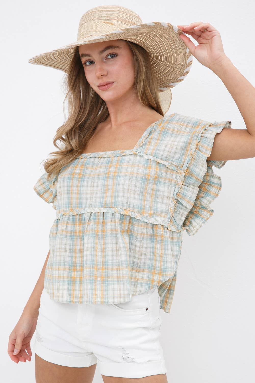 Honey Ruffle Top