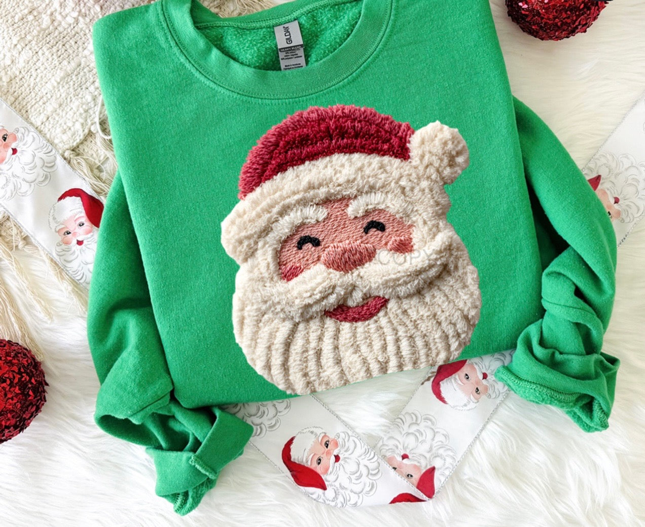 Santa Yarn Sweatshirt