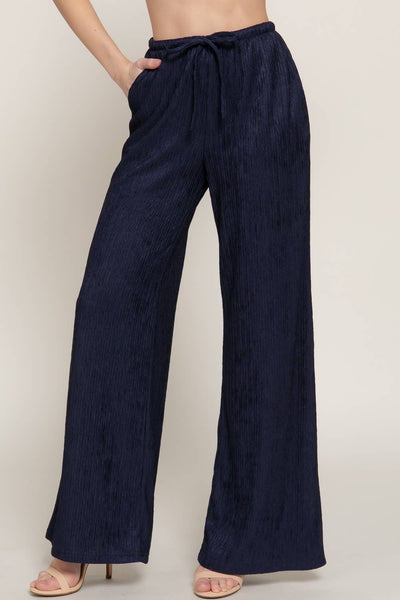 Crinkle Knit Pants