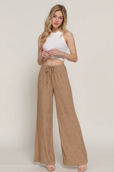 Crinkle Knit Pants
