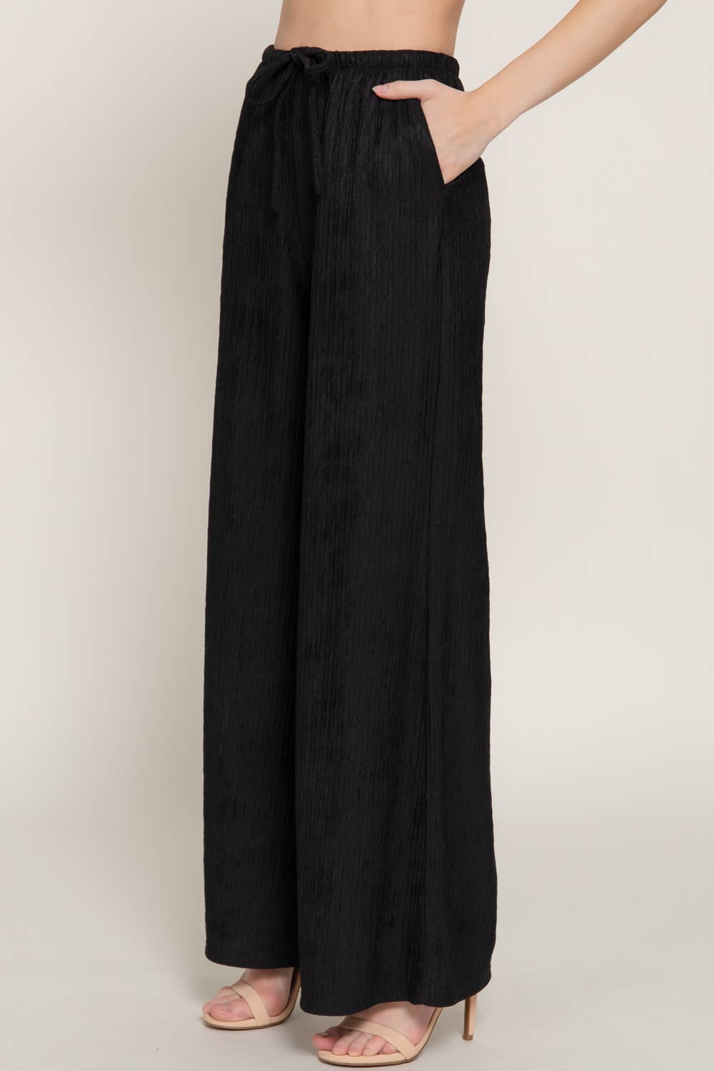 Crinkle Knit Pants