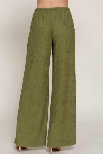 Crinkle Knit Pants