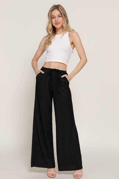 Crinkle Knit Pants