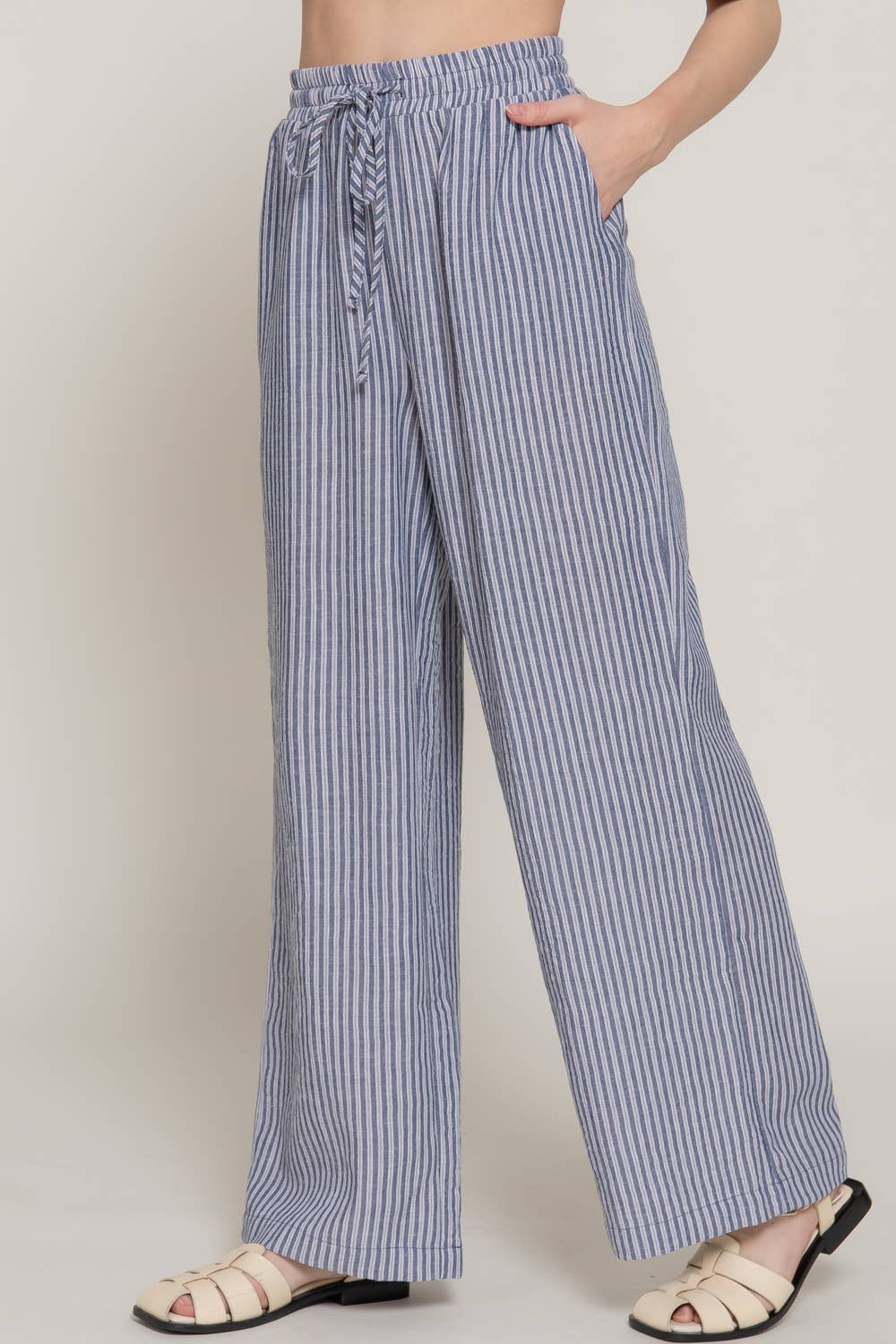 Take me to the Beach Stripe Long Pants