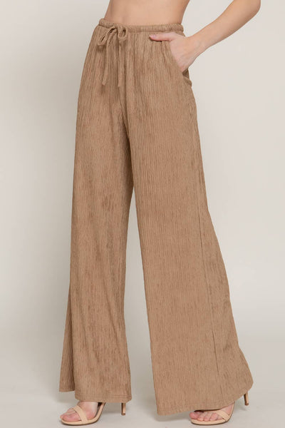 Crinkle Knit Pants