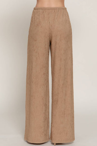 Crinkle Knit Pants