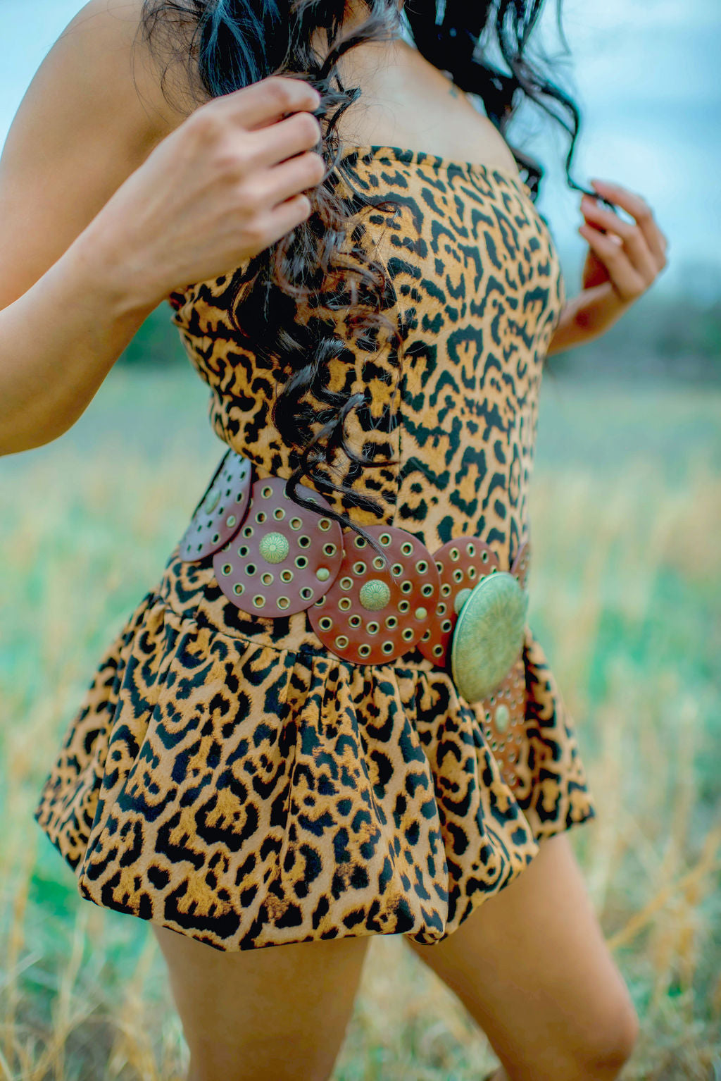 Rebel with a Cause Leopard Mini Dress