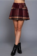 Midwest Plaid Pleated Skirt