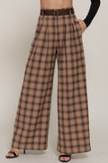 Curvy Pleated Wide Leg Pant