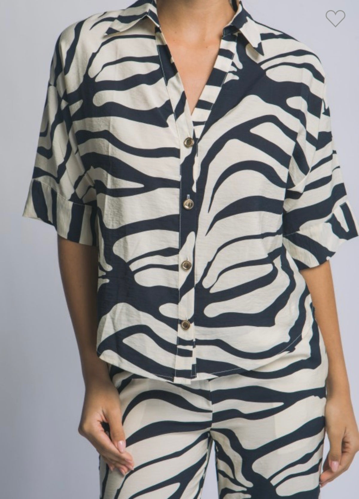 Linen N Stripes Top