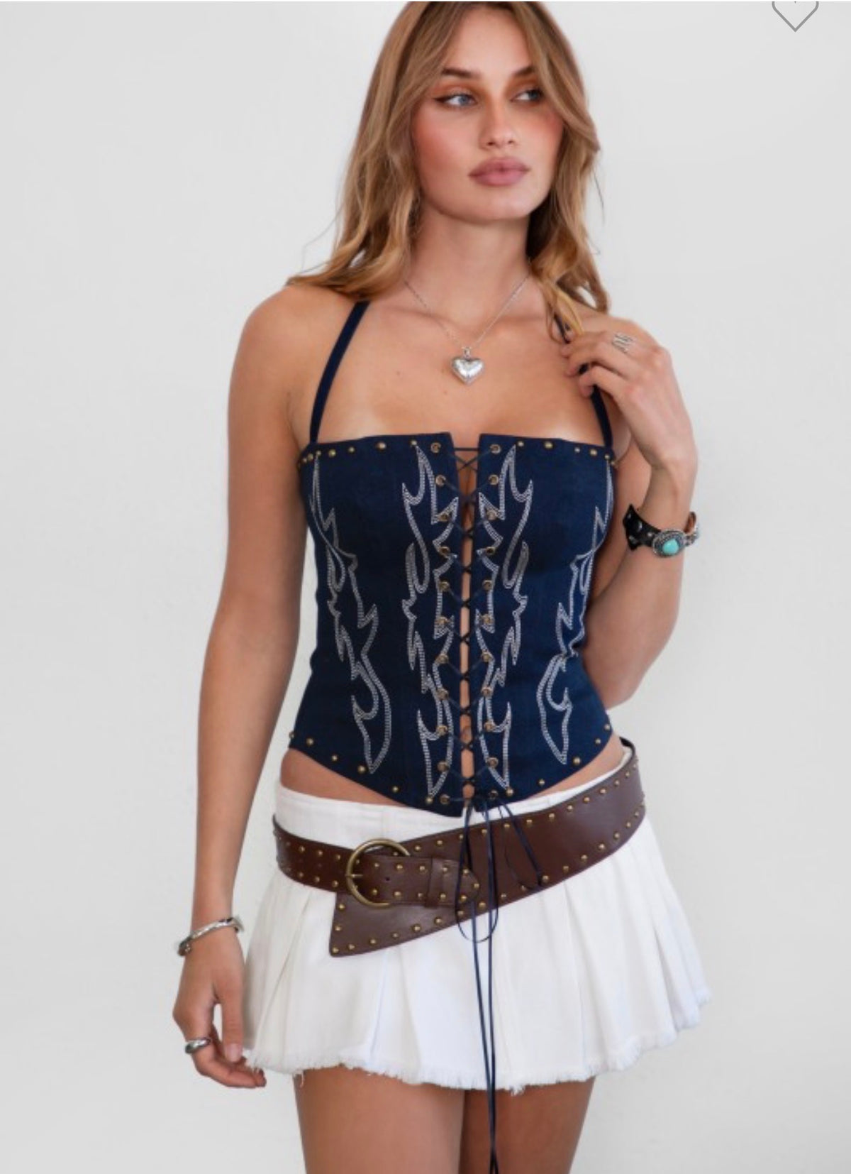 Midnight Rodeo Corset Top