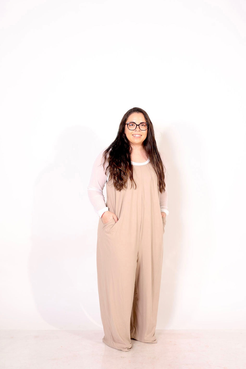 Jasmine Curvy Wide Leg Jumpsuit