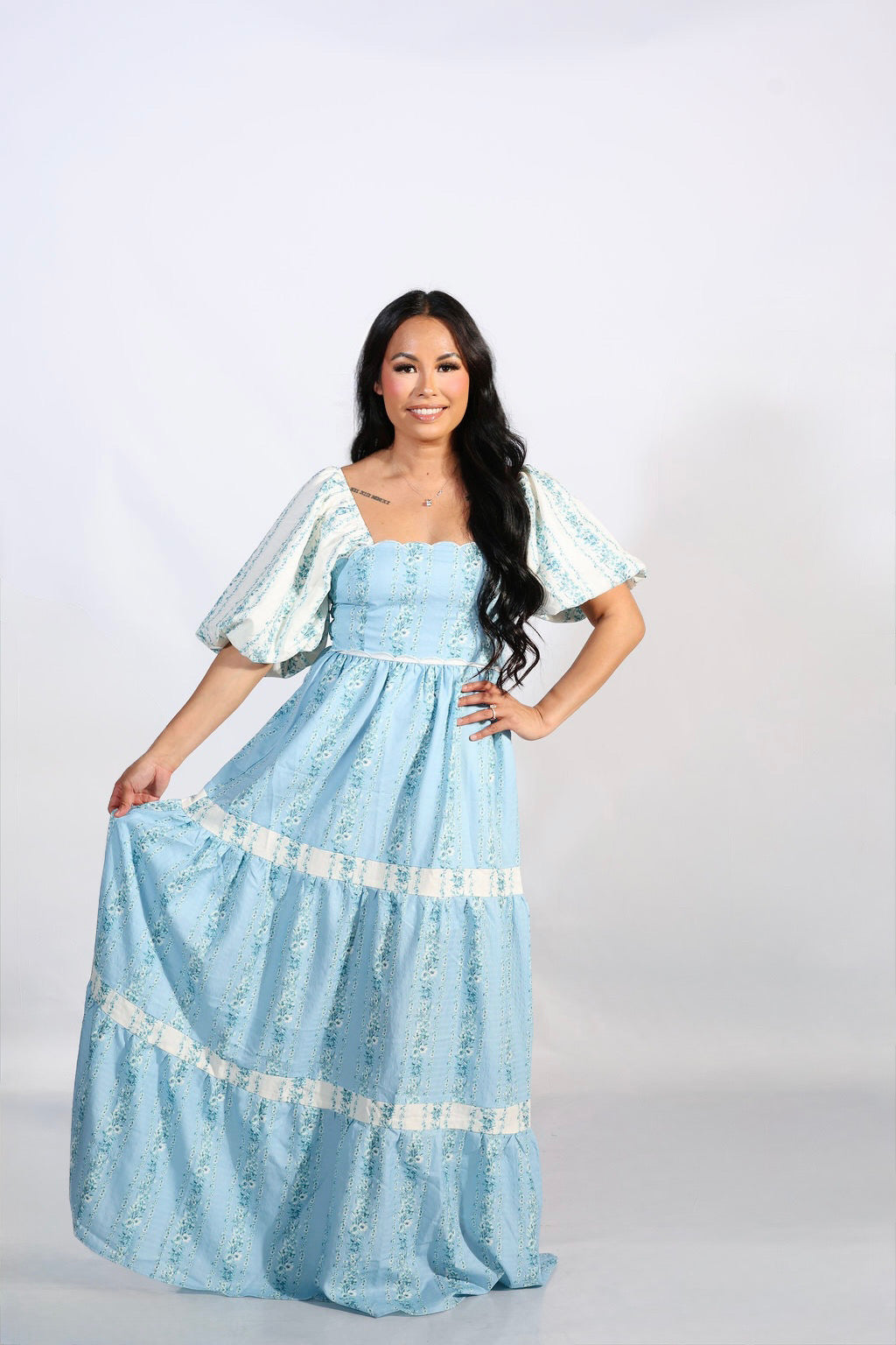 Midwest Floral Belle Bodice Dress
