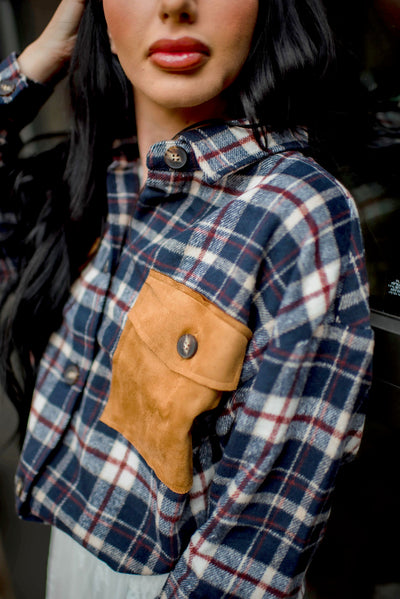Flannel By The Fireside Shacket