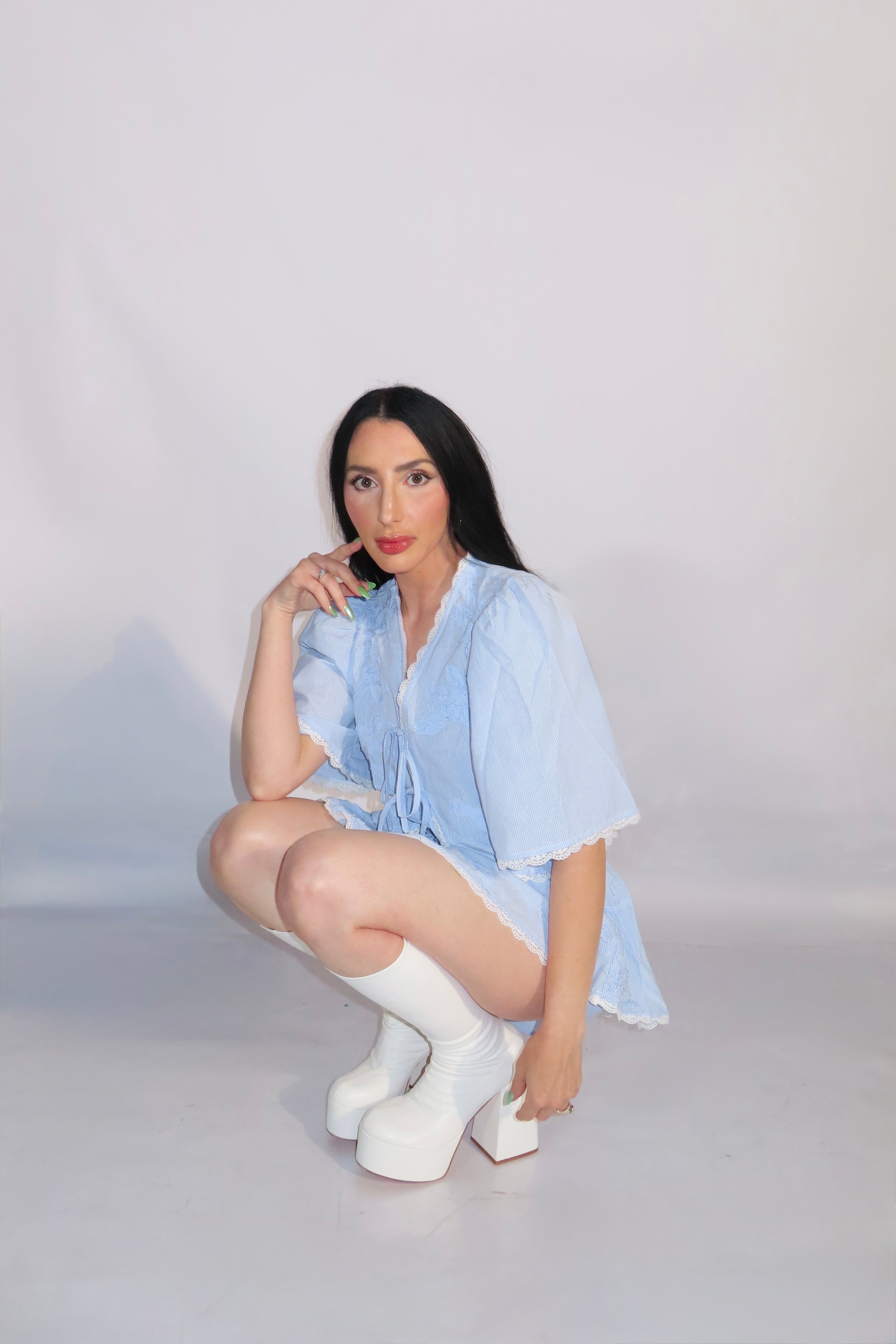 Blue Belle Skort Set