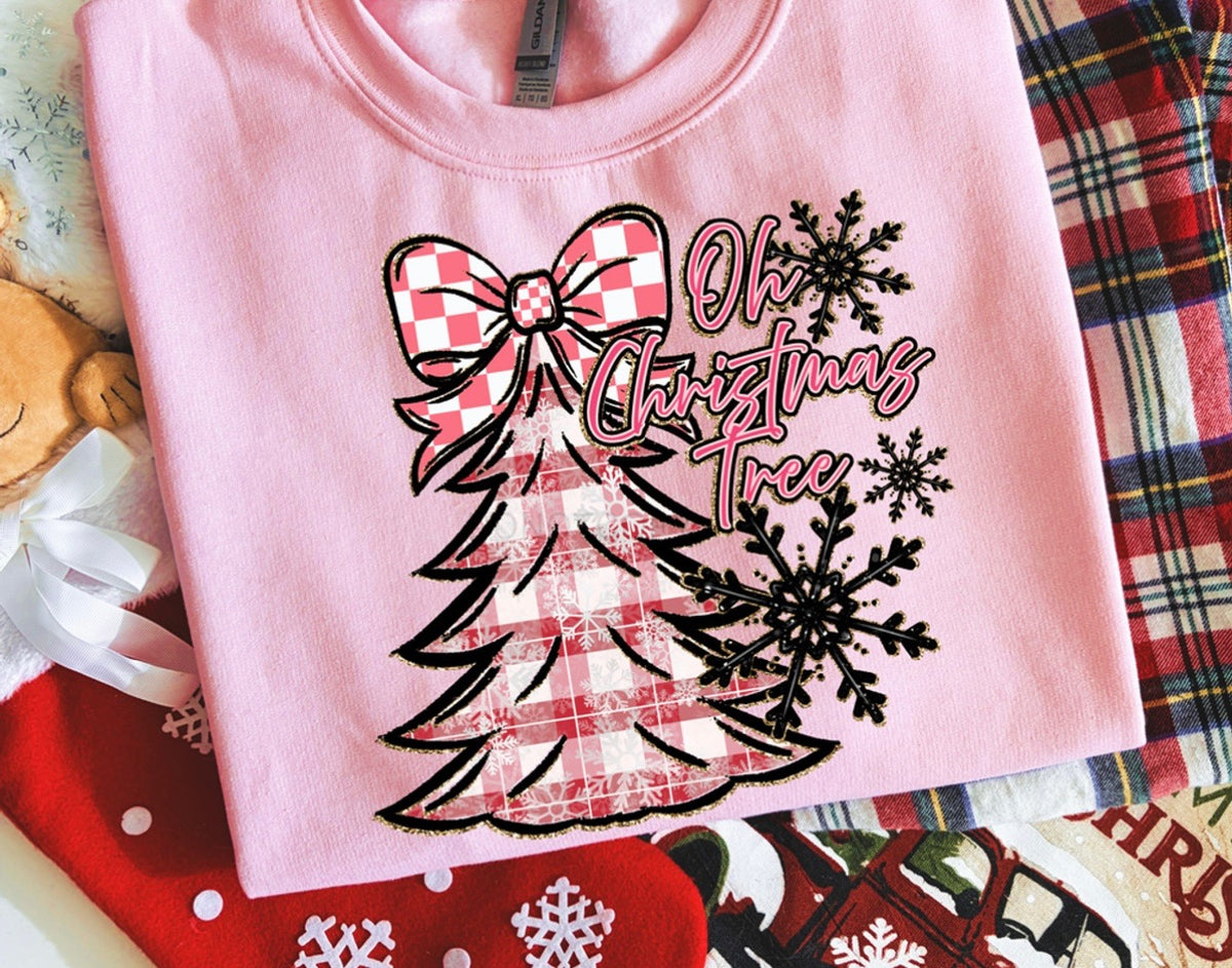Oh Christmas Tree Plaid Sweatshirt