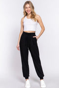 Smocked Jogger Pants