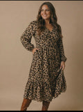 Curvy Girl Cheetah Print Maxi