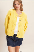 Cali Knit Button Front Cardigan