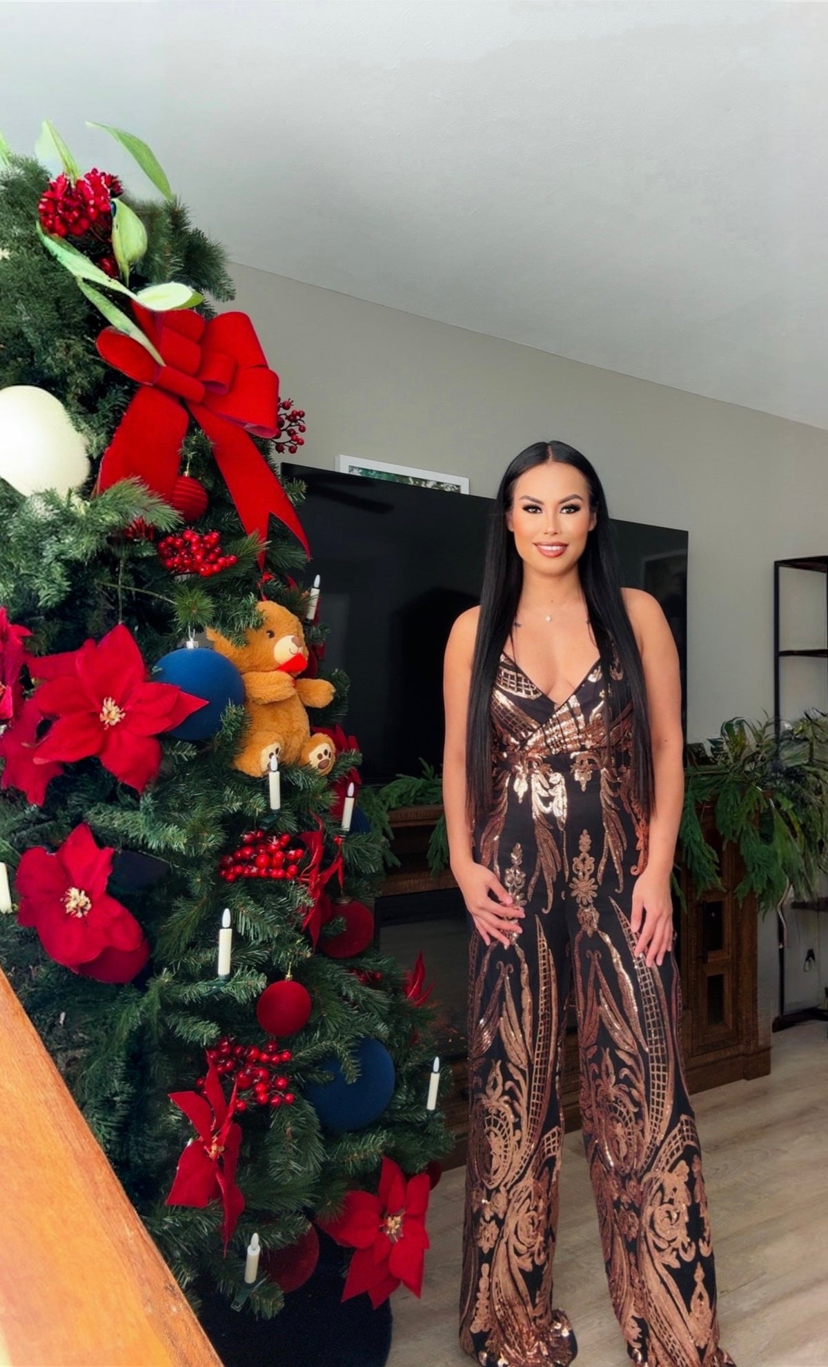 All Glitter & Gold Jumpsuit