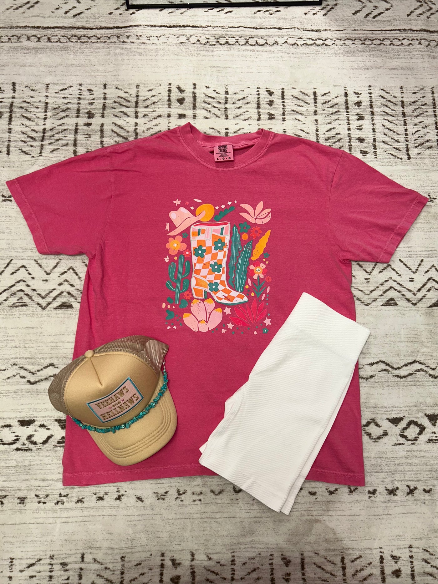 Western Boots Bloom Tee
