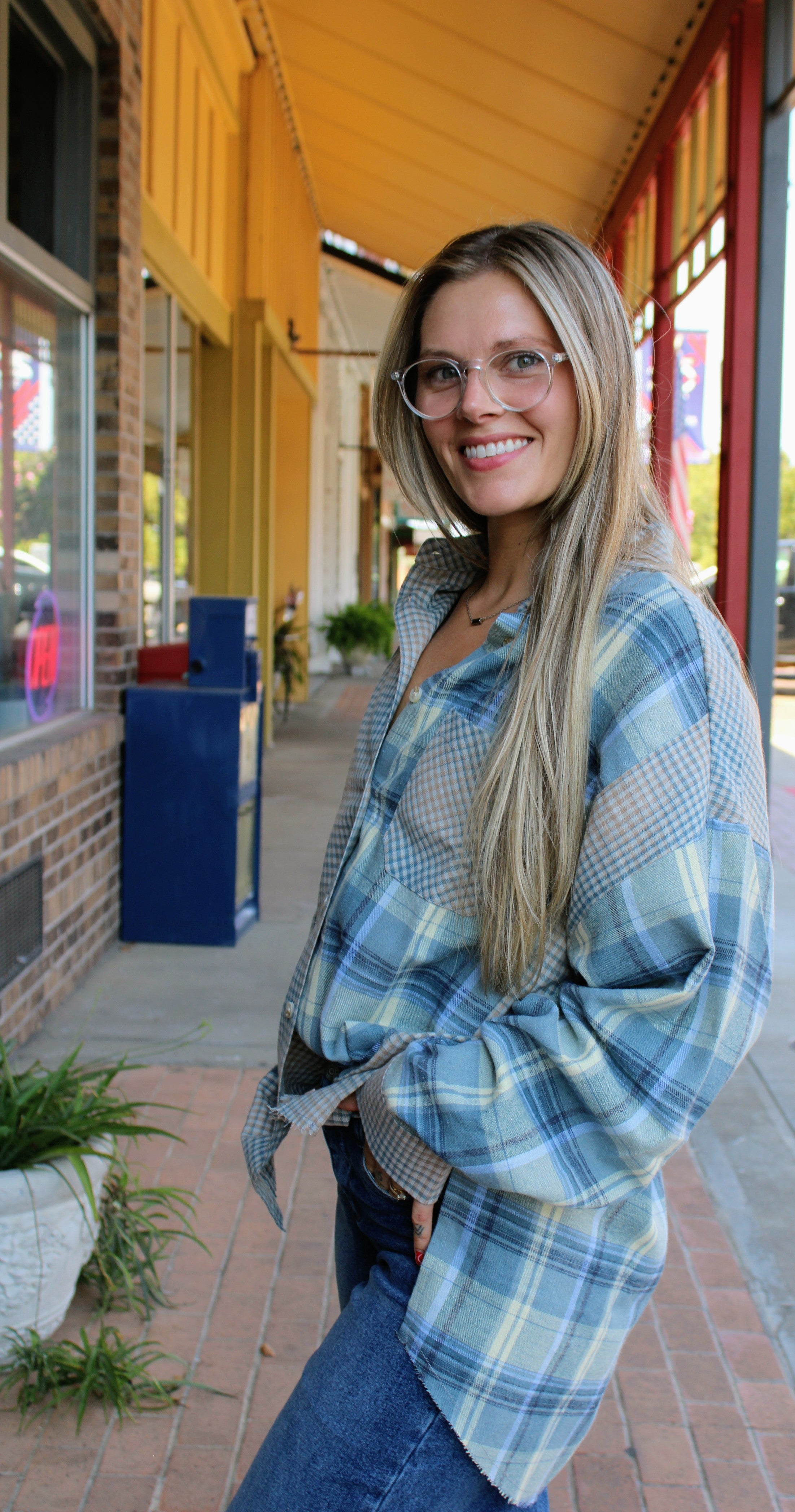 Margot Plaid Flannel Shirt