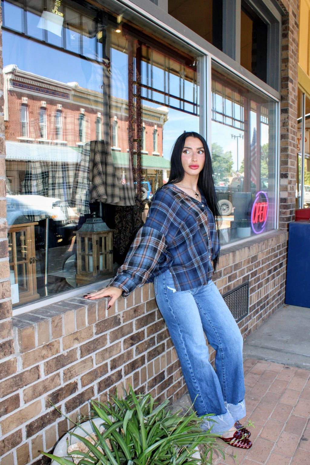 Margot Plaid Flannel Shirt