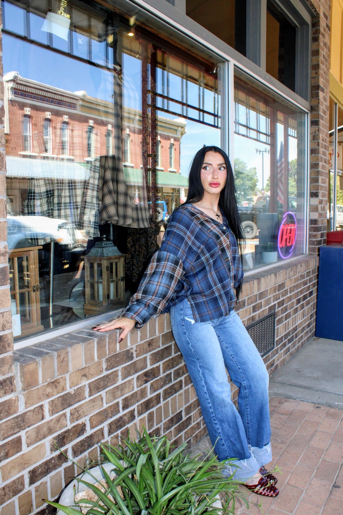 Margot Plaid Flannel Shirt