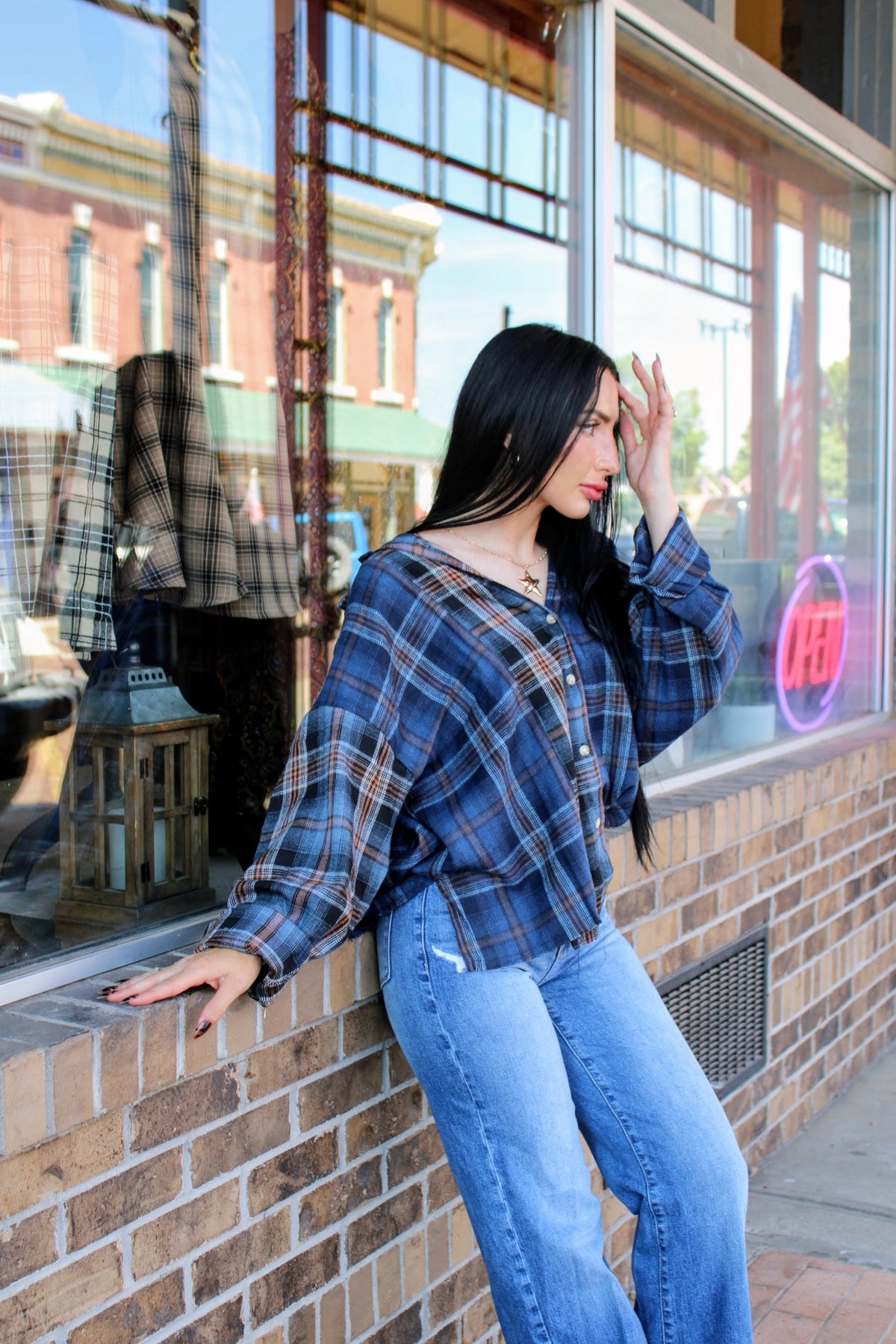Margot Plaid Flannel Shirt