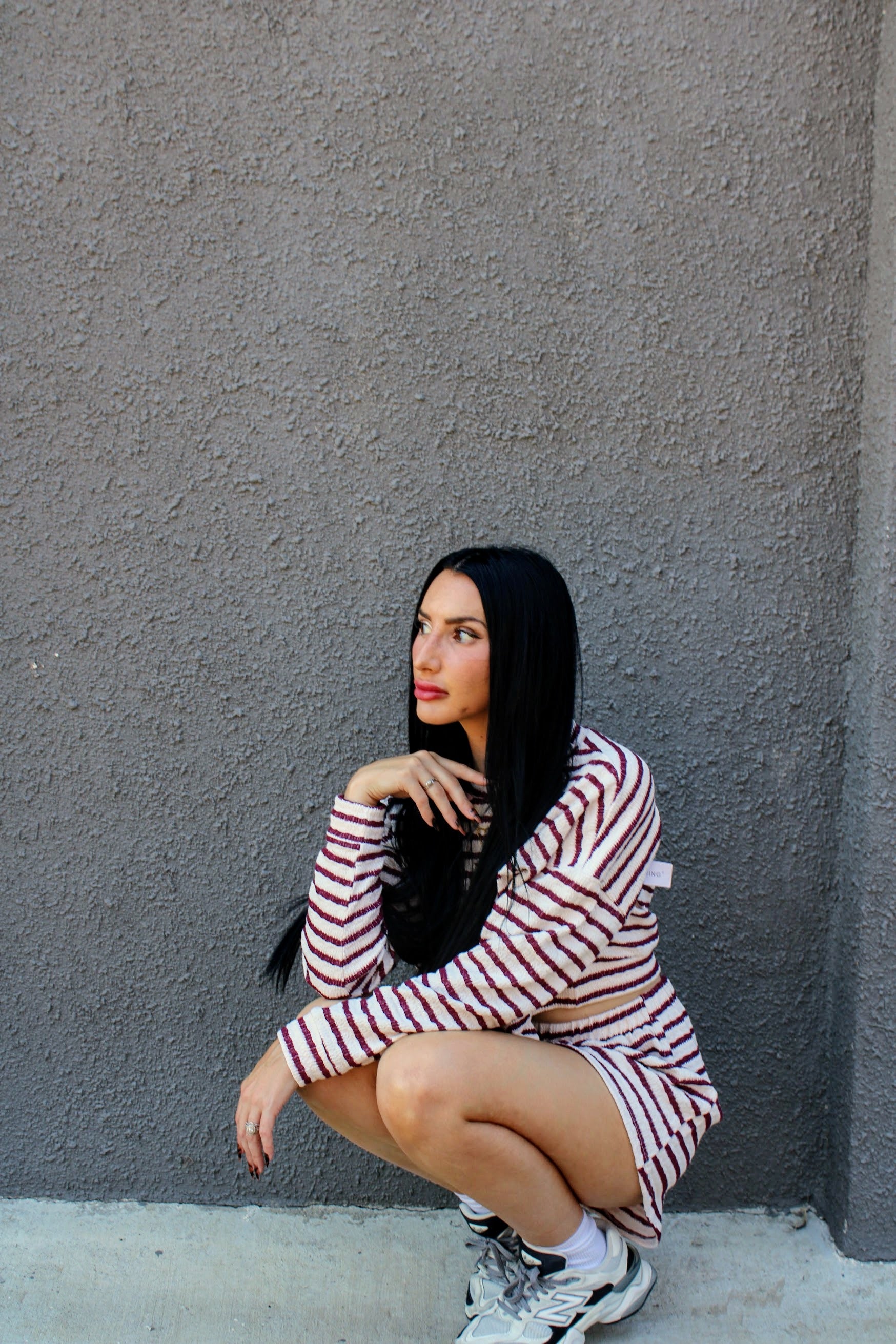 Cozy Striped Lounge Set