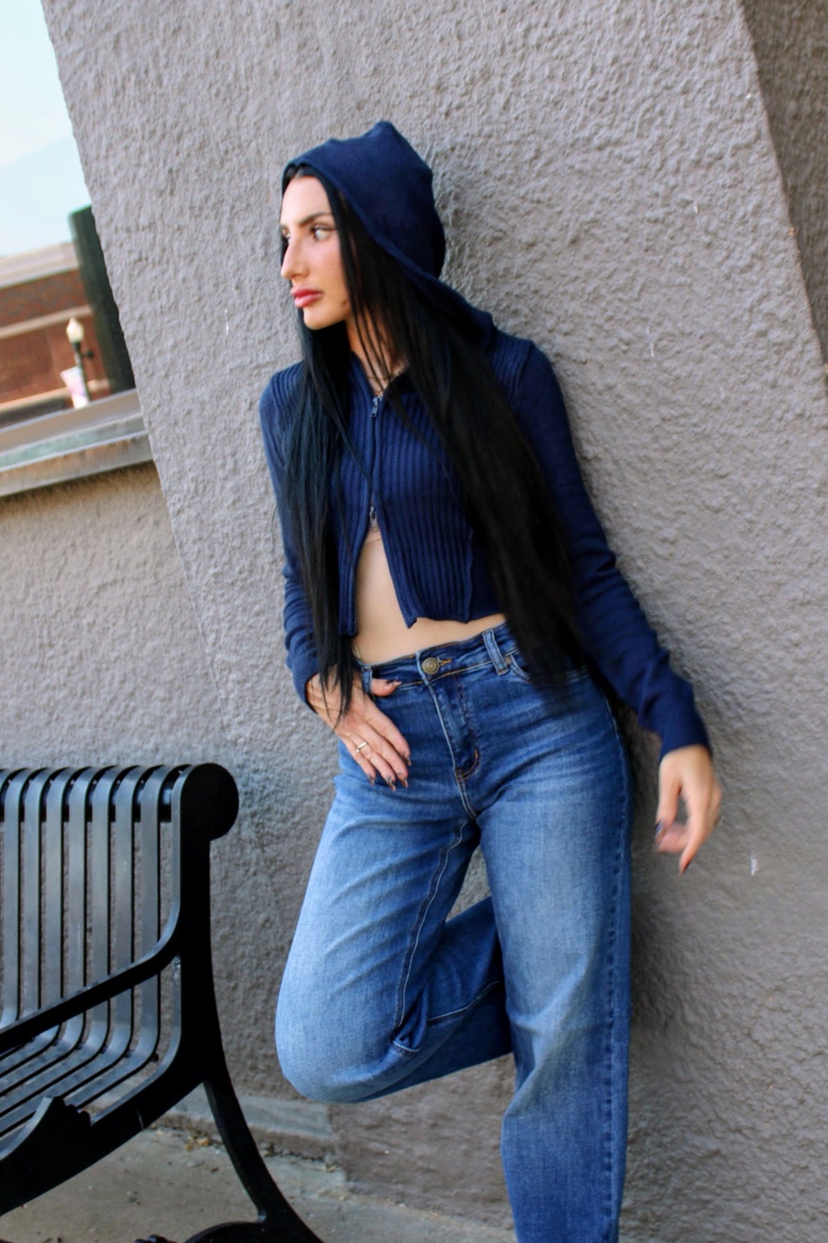 Midwest Wide Leg Denim Jeans