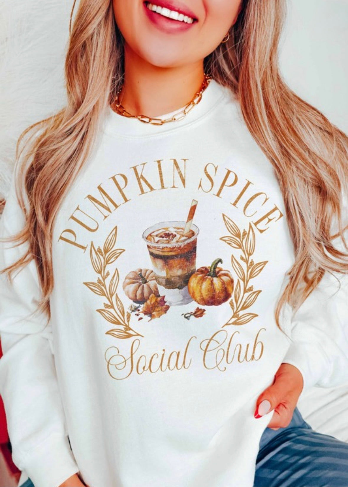 Pumpkin Spice Social Club Sweatshirt