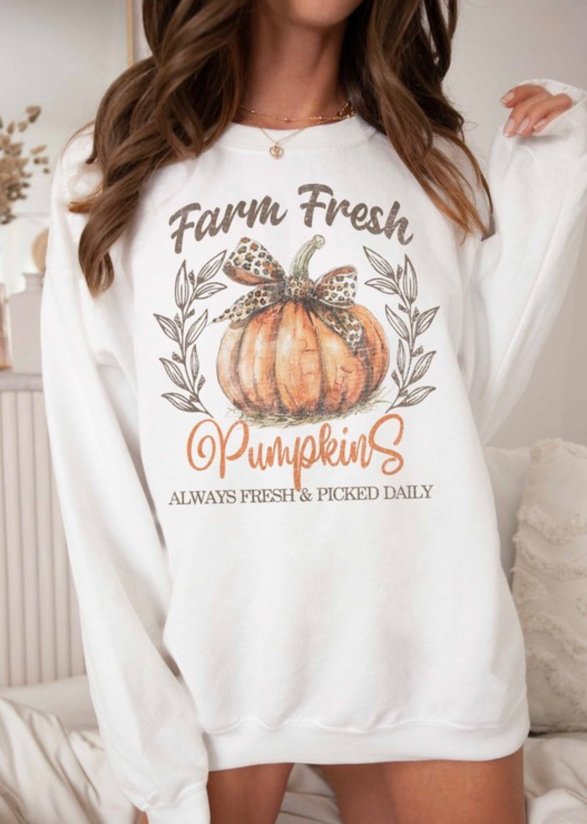 Farm Fresh Pumpkins Sweatshirt