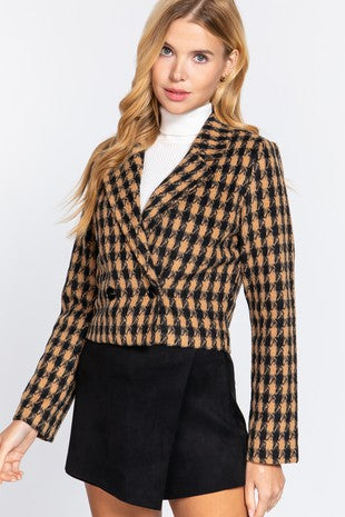 Mocha Mornings Crop Jacket