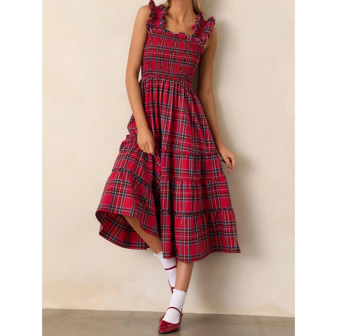 Merry in Plaid Dress