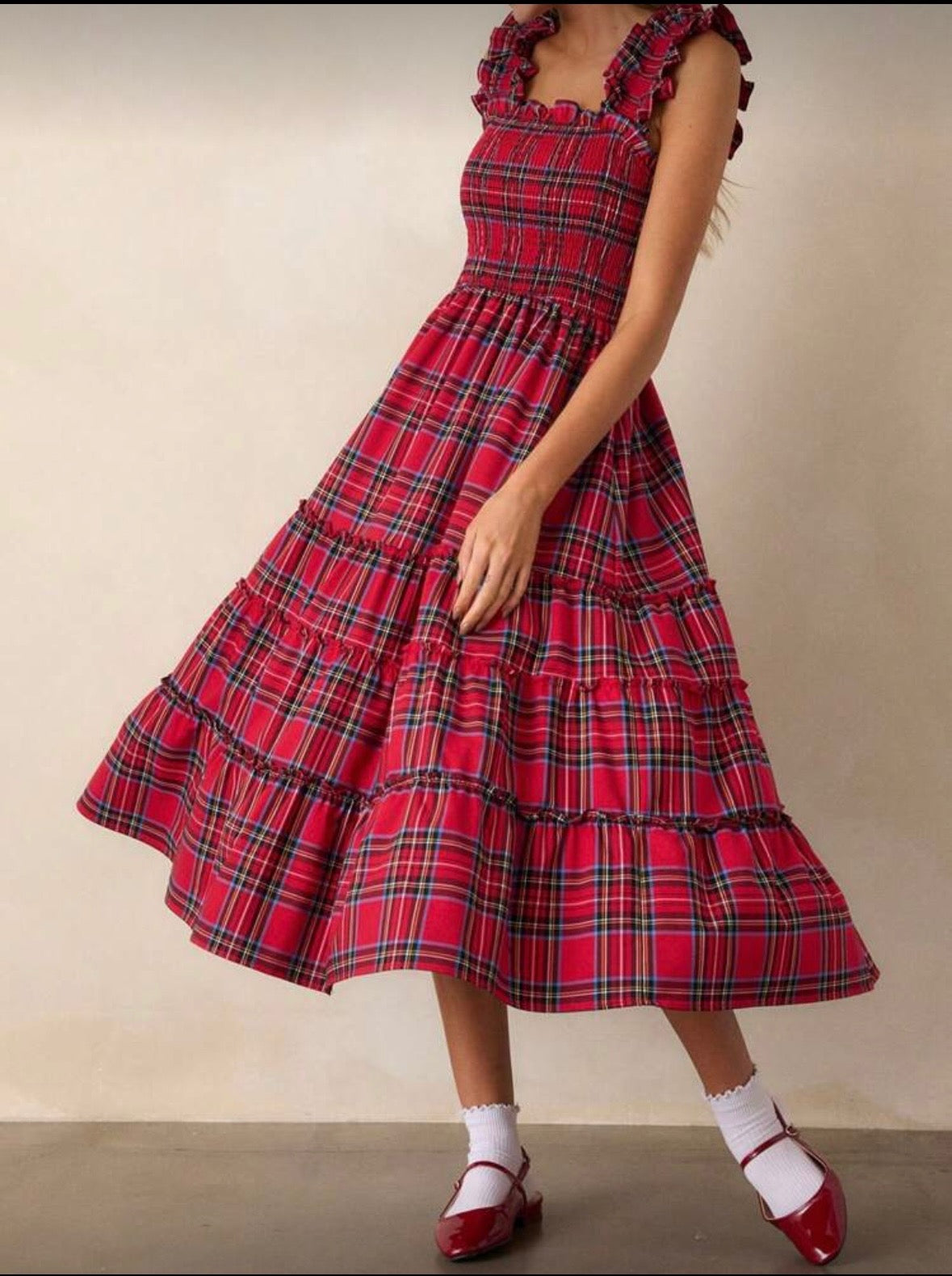 Merry in Plaid Dress