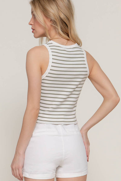 Basic Stripe Tank Top