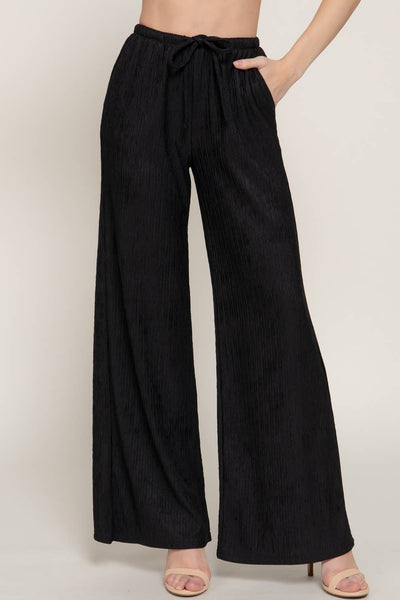 Crinkle Knit Pants