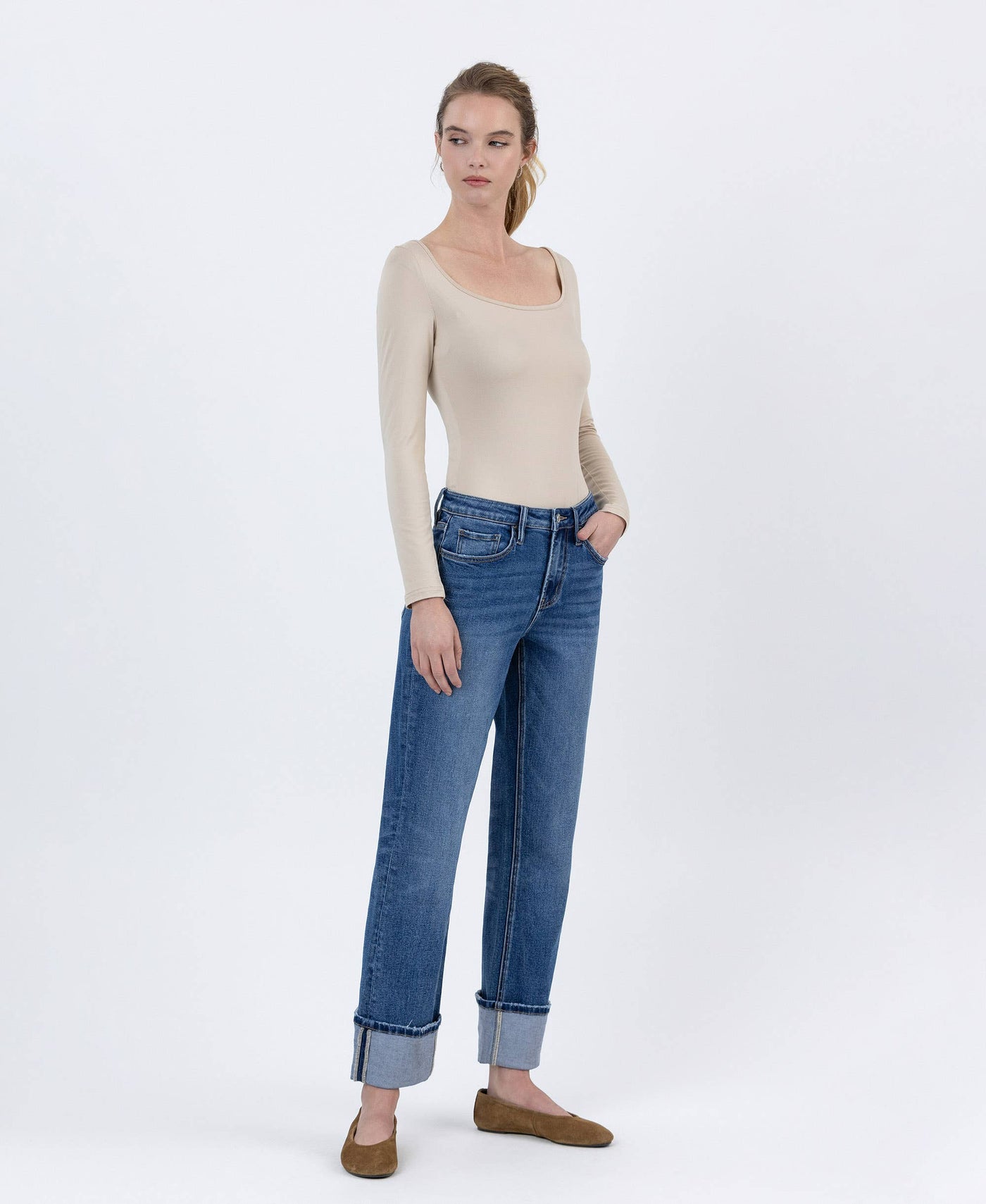 Worth the Wait Cuffed Jeans