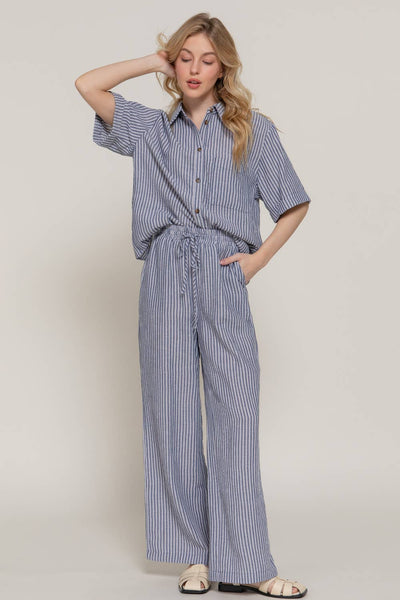 Take me to the Beach Stripe Long Pants