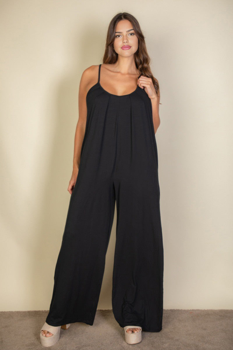 Jasmine Curvy Wide Leg Jumpsuit