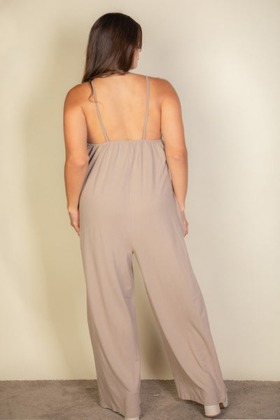 Jasmine Curvy Wide Leg Jumpsuit