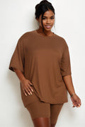 Curvy Comfy Biker Shorts Set
